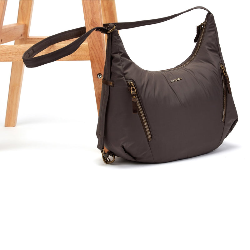Stylesafe Anti-Theft Convertible Crossbody, Mocha