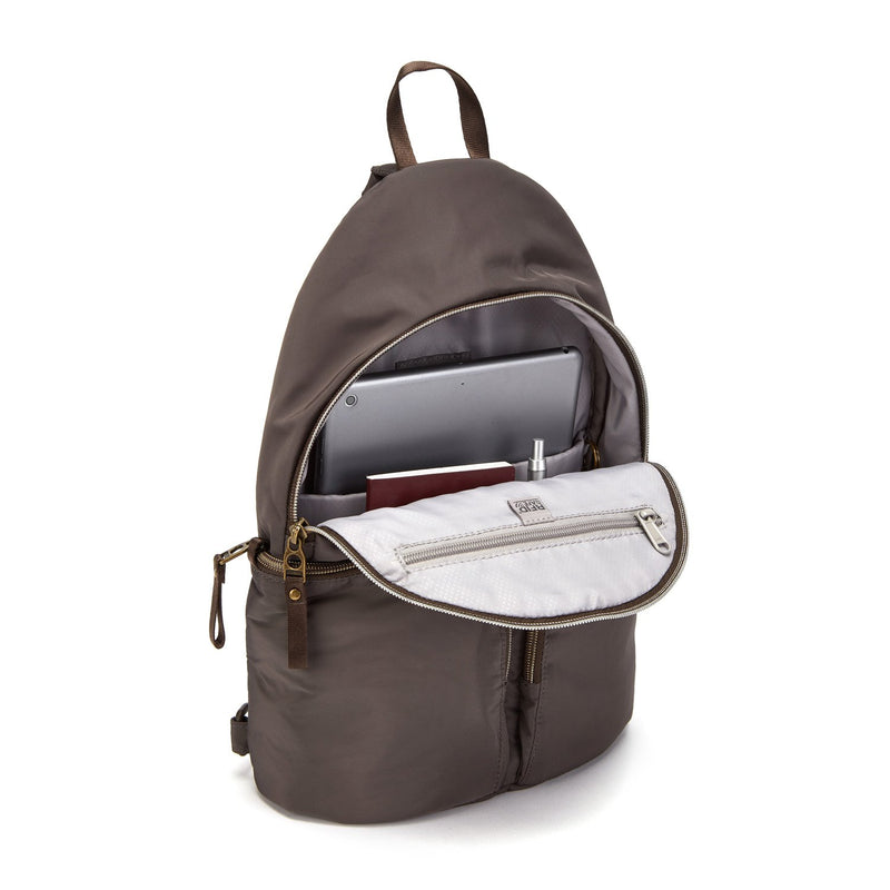 Stylesafe Anti-Theft Convertible Sling To Backpack, Mocha