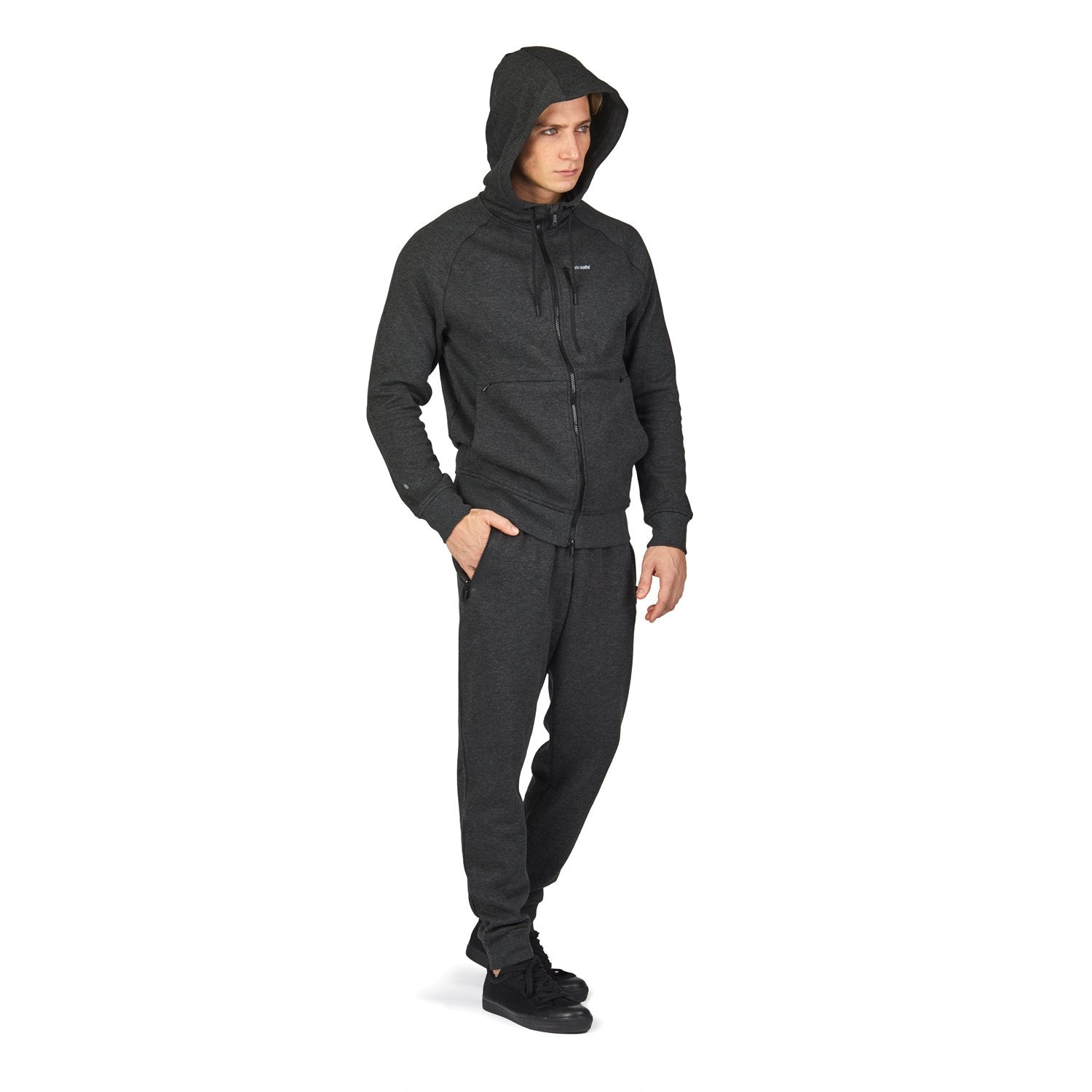 Transit RFID Men's Multi Pocket Travel Hoodie