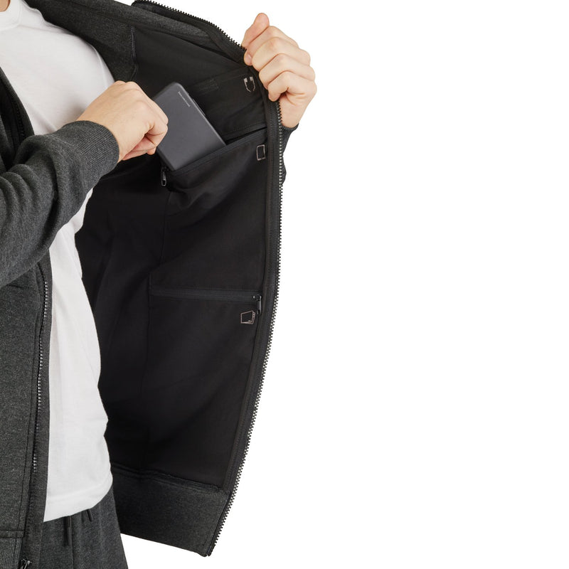 Transit RFID Men's Multi Pocket Travel Hoodie