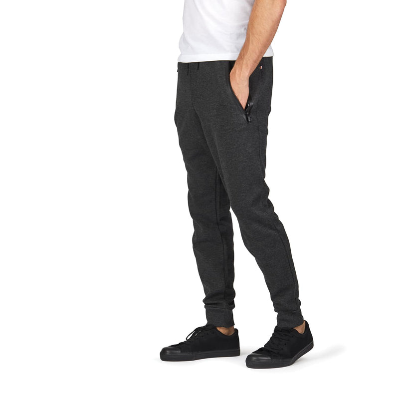 Transit RFID Men's Multi Pocket Travel Pants, Heather Charcoal