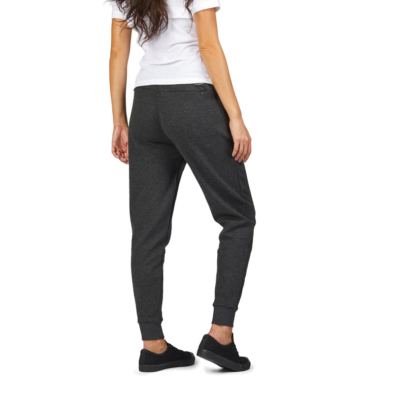 Transit RFID Women's Multi Pocket Travel Pants, Heather Charcoal