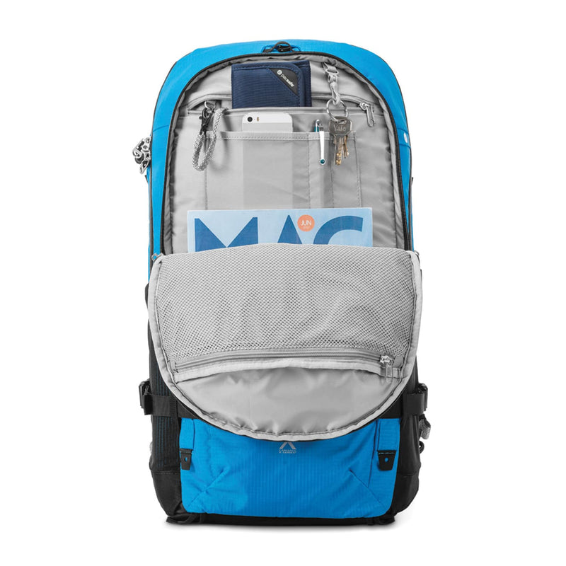 Venturesafe X40 Plus Anti-Theft Adventure Backpack, Hawaiian Blue