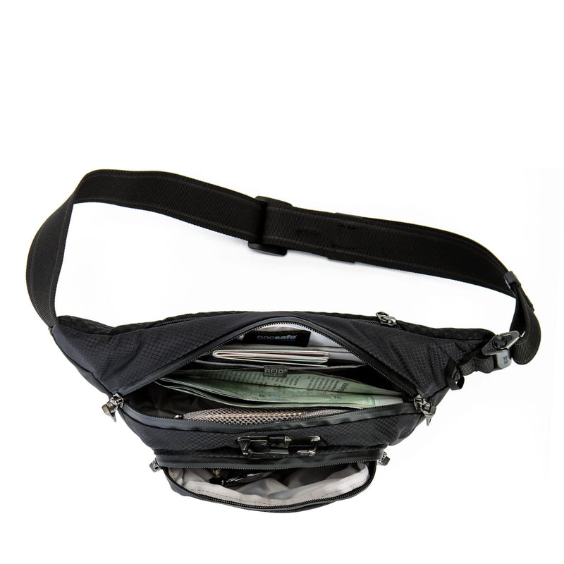 Venturesafe X Anti-Theft Hip Pack, Black