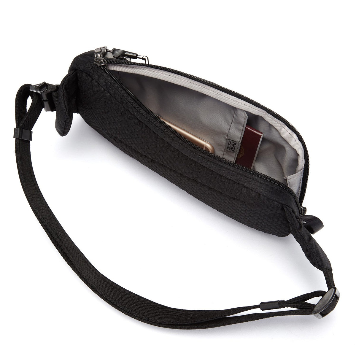 Pacsafe Vibe 150 Anti-Theft Sling Pack, Jet Black