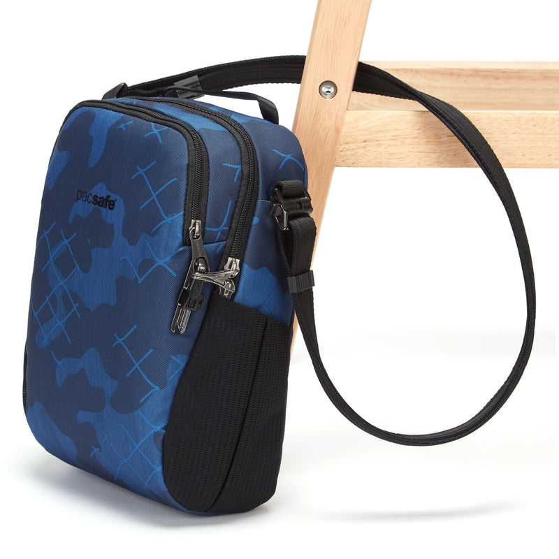 Vibe 200 Anti-Theft Crossbody, Blue Camo