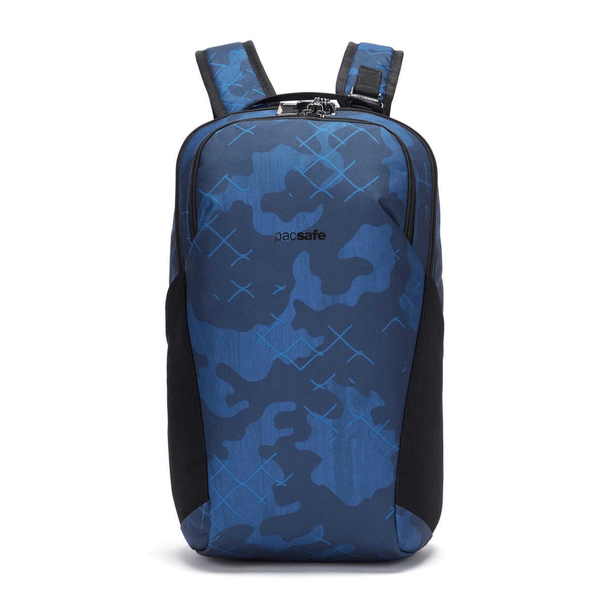 Vibe 20L Anti-Theft Backpack, Blue Camo
