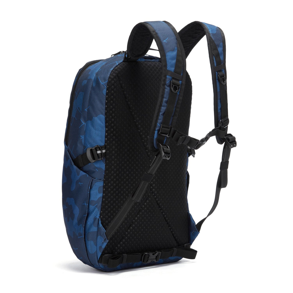Vibe 25L Anti-Theft Backpack, Blue Camo