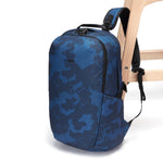 Vibe 25L Anti-Theft Backpack, Blue Camo