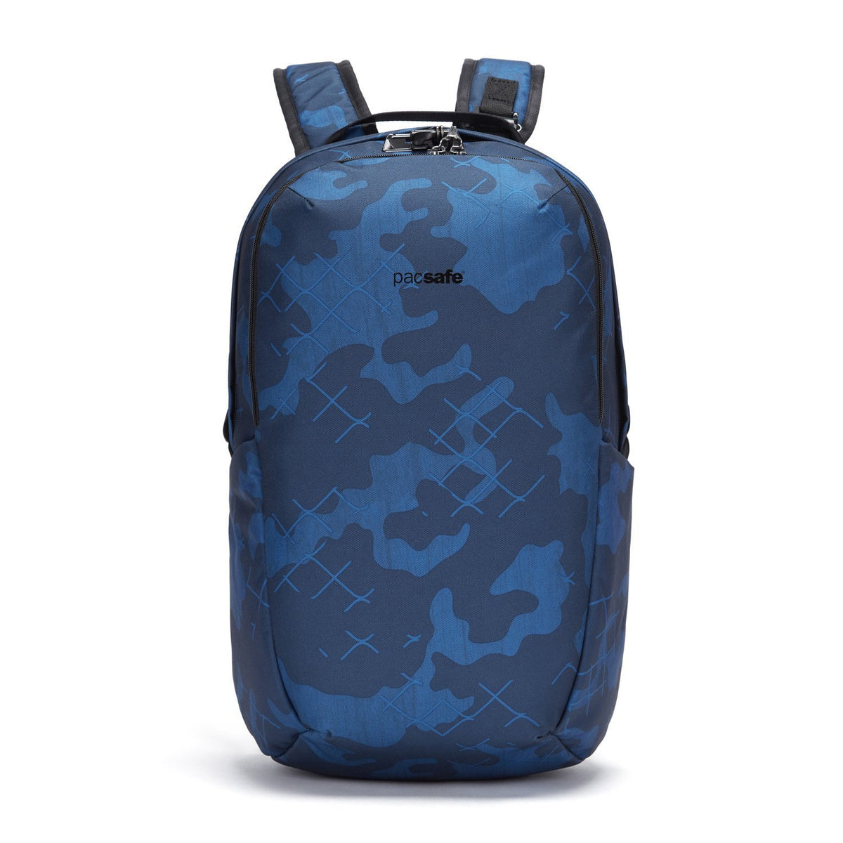 Vibe 25L Anti-Theft Backpack, Blue Camo