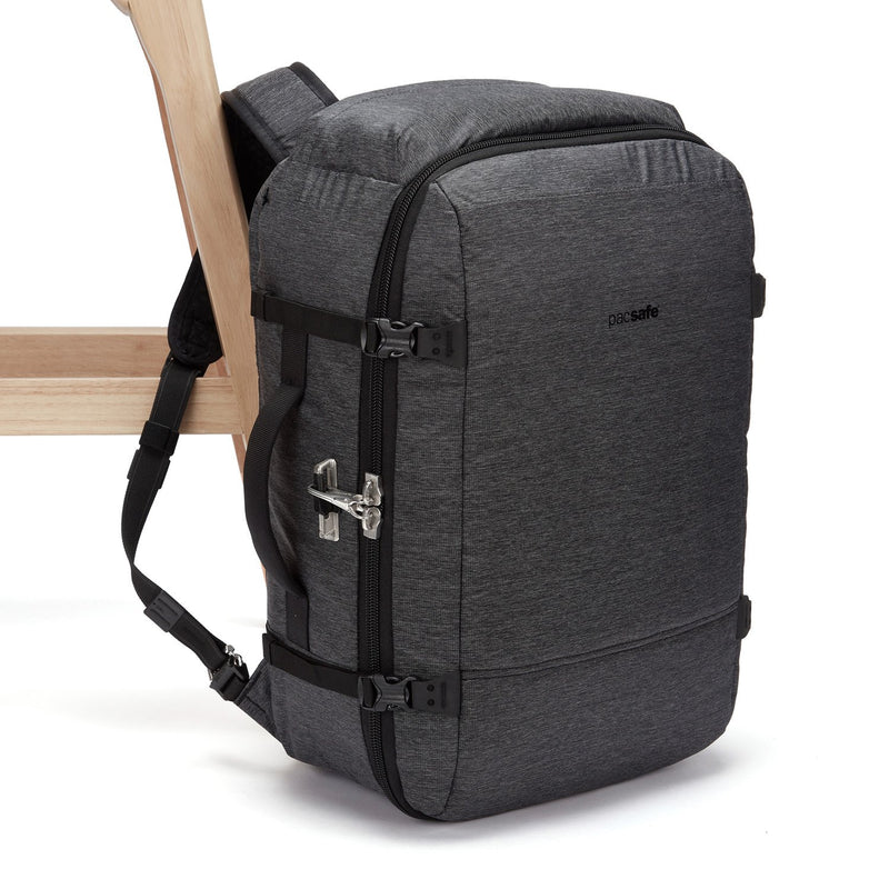 Vibe 40L Anti-Theft Carry-On Backpack, Granite Melange Gray