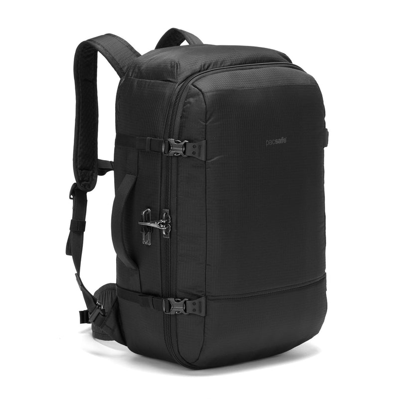 Vibe 40L Anti-Theft Carry-On Backpack, Jet Black